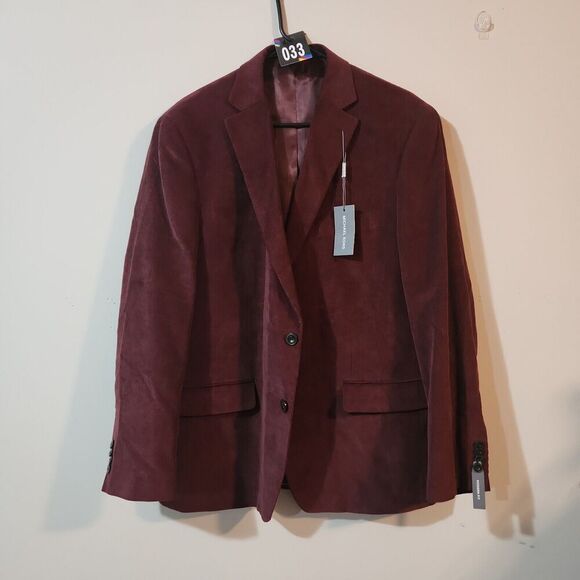 Michael Kors Men's 44R Blazer - Burgundy Brown | NWT - Picture 1 of 4